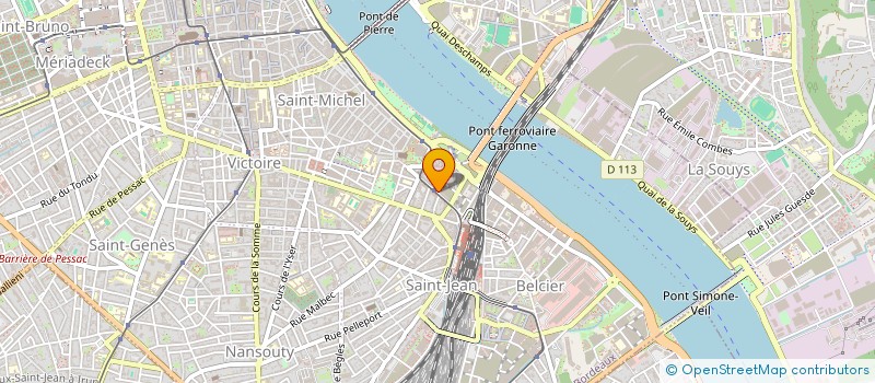 localisation de l'entreprise CONSEIL SUPPORT VENTES INFORMATIQUE  BORDEAUX