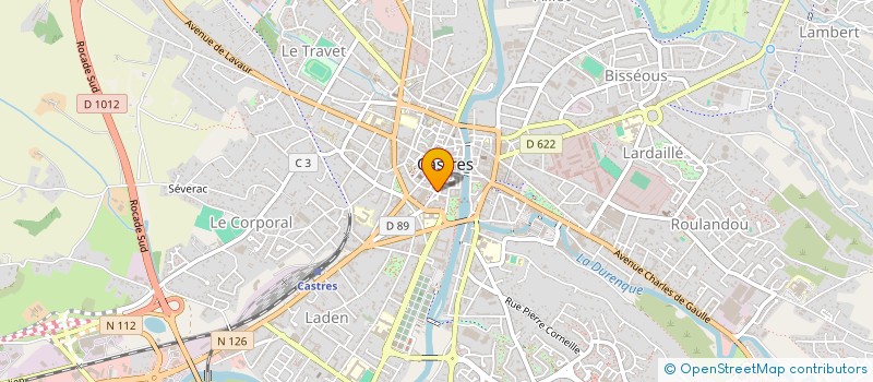 localisation de l'entreprise CONSEIL TECHNIQUE & FINANCIER EN HABITAT à CASTRES