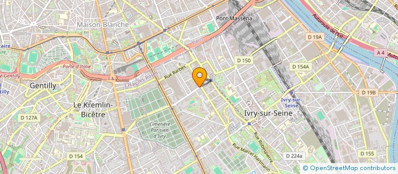 localisation de l'entreprise CONSEIL TECHNIQUE, RECRUTEMENT, ASSISTANCE, VENTE à IVRY-SUR-SEINE