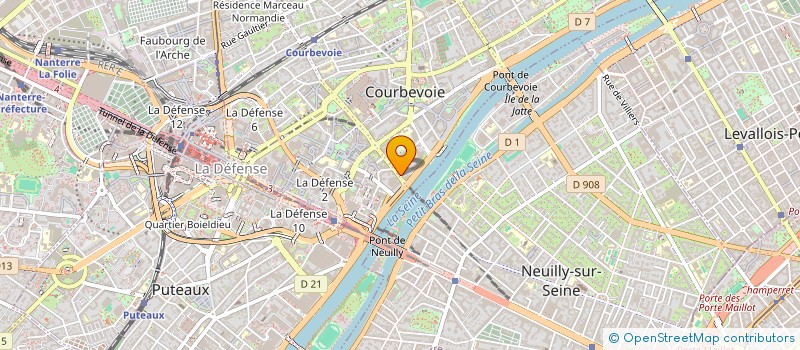 localisation de l'entreprise CONSEIL TRAITEMENT REALISATION INFORMATI à COURBEVOIE
