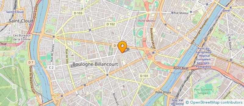 localisation de l'entreprise CONSEIL TRAITEMENT SERVICE à BOULOGNE-BILLANCOURT