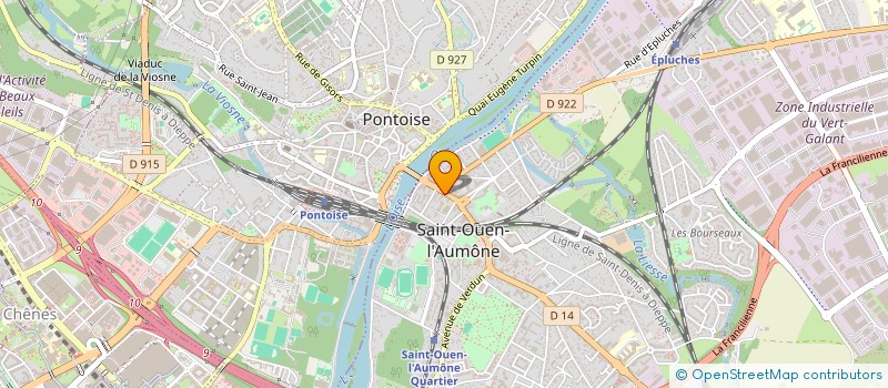 localisation de l'entreprise CONSEIL TRANSACTION IMMOBILIER  SAINT-OUEN-L'AUMONE