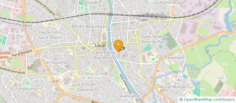 localisation de l'entreprise CONSEIL TRANSPORT DISTRIBUTION à LAVAL