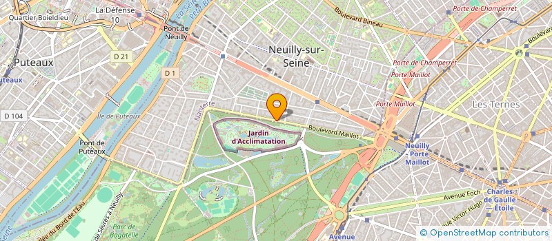 localisation de l'entreprise CONSEIL TRAVAUX à NEUILLY-SUR-SEINE