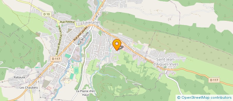 localisation de l'entreprise CONSEIL TRAVAUX HABITAT à LAVELANET