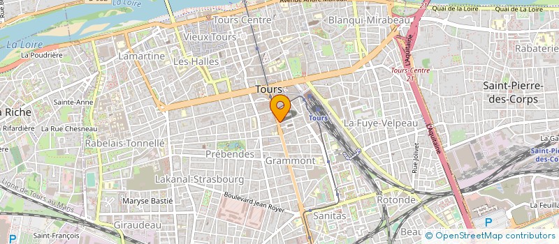 localisation de l'entreprise CONSEIL VOYAGE TOURS à TOURS