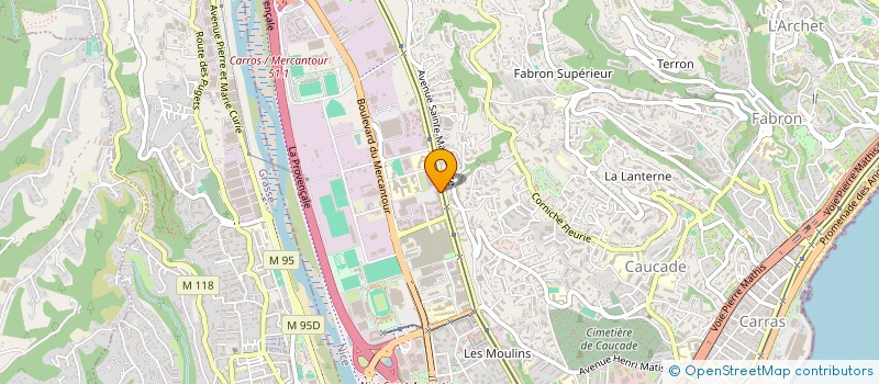 localisation de l'entreprise CONSEILIANCE  NICE