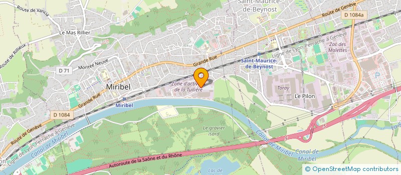 localisation de l'entreprise CONSEILLEMENT VOTRE à MIRIBEL