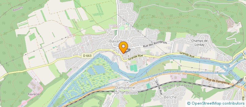 localisation de l'entreprise CONSEILLER BATIR RENOVER à BAVANS