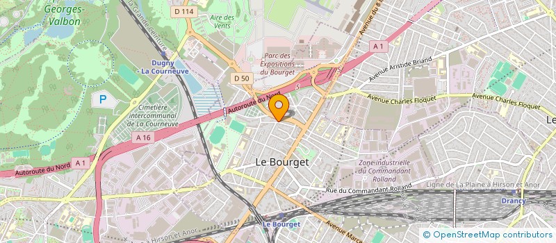 localisation de l'entreprise CONSEILLER FRANCE RENOV à LE BOURGET