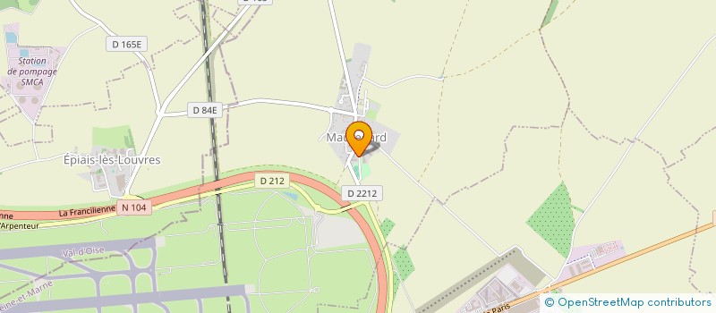 localisation de l'entreprise CONSEILLER TRAVAUX  MAUREGARD