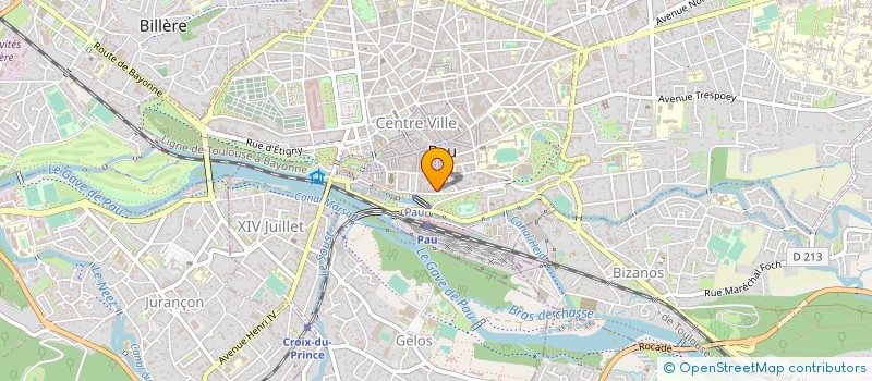 localisation de l'entreprise CONSEILLERS GENER ELUS SOCIALIST & REPUB à PAU
