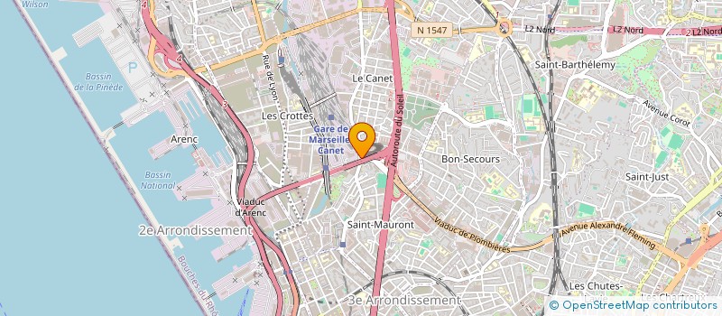 localisation de l'entreprise CONSEILS 13 à MARSEILLE