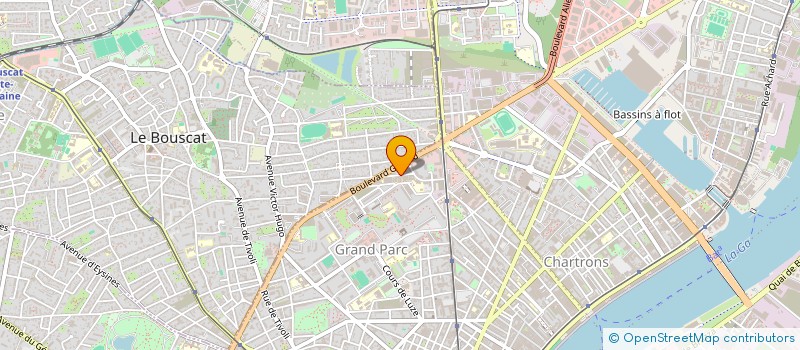 localisation de l'entreprise CONSEILS 33 à BORDEAUX