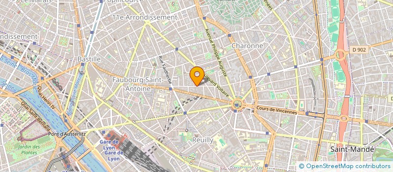 localisation de l'entreprise CONSEILS ACCOMPAGNEMENT DISTRIBUTION SERVICES  PARIS