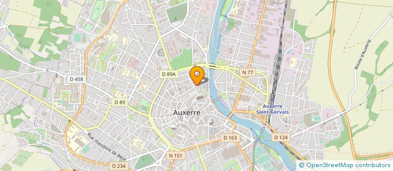 localisation de l'entreprise CONSEILS ACTIONS SERVICES à AUXERRE