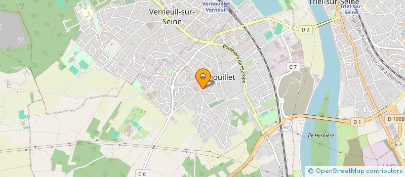 localisation de l'entreprise CONSEILS ADOA  VERNOUILLET