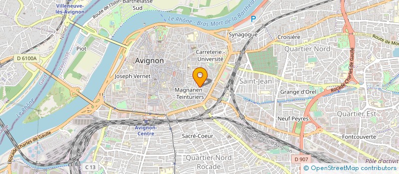 localisation de l'entreprise CONSEILS & AFFAIRES DES VALLEES  AVIGNON