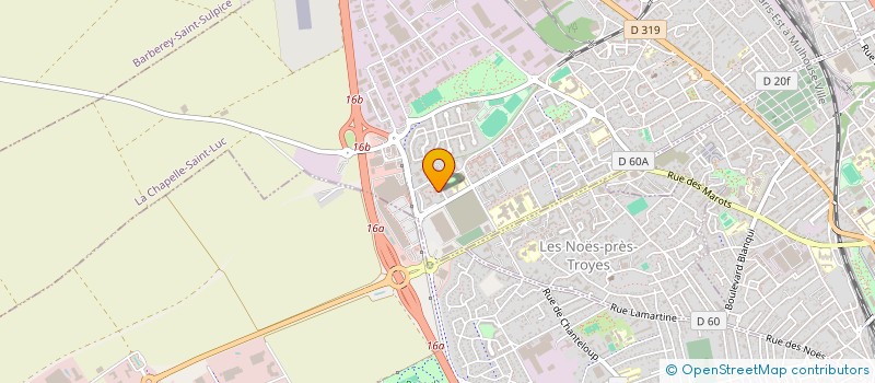 localisation de l'entreprise CONSEILS AIDE POUR SERVICES A LA PERSONNE AUBE à LA CHAPELLE-SAINT-LUC