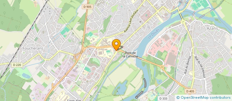 localisation de l'entreprise CONSEILS AMELIORATION ET PROMO DU BTP à DOLE