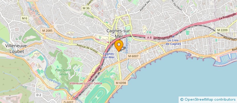 localisation de l'entreprise CONSEILS ASSISTANCE à CAGNES-SUR-MER