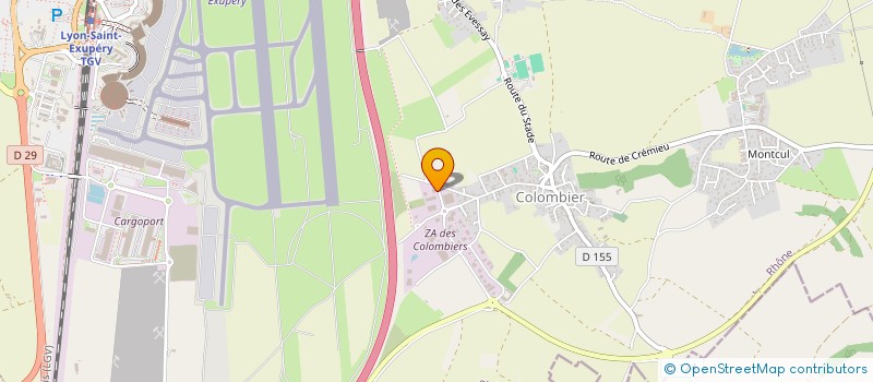 localisation de l'entreprise CONSEILS ASSISTANCE REALISAT PLASTIQUES à COLOMBIER-SAUGNIEU