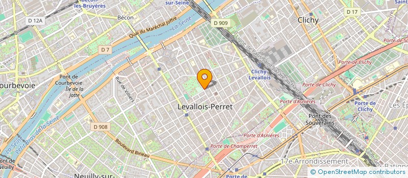 localisation de l'entreprise CONSEILS ASSOCIES à LEVALLOIS PERRET