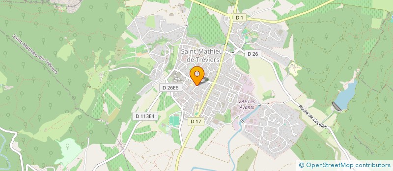localisation de l'entreprise CONSEILS ASSOCIES AUTOMATES DISTRIBUTION à SAINT-MATHIEU-DE-TREVIERS
