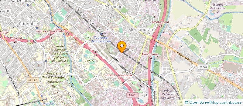 localisation de l'entreprise CONSEILS ASSOCIES SOCIETE D'EXPERTISE COMPTABLE à TOULOUSE