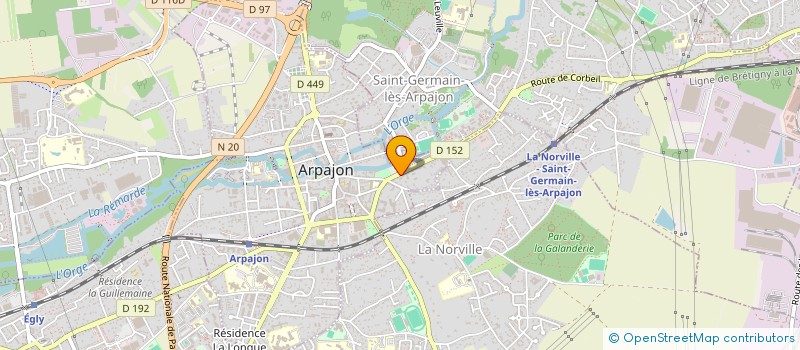 localisation de l'entreprise CONSEILS AUX ENTREPRISES, FRANCHISES ET EXPANSION à ARPAJON