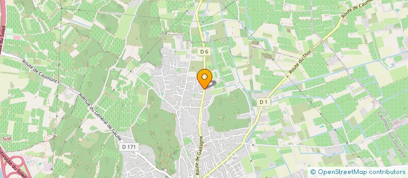 localisation de l'entreprise CONSEILS CONSTRUCTIONS à CAUMONT-SUR-DURANCE