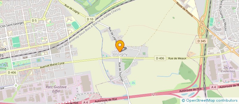 localisation de l'entreprise CONSEILS & CONSULTING PLUS  JOSSIGNY