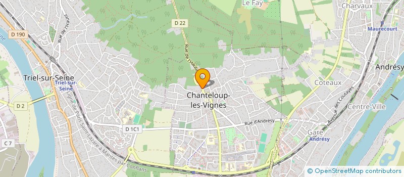 localisation de l'entreprise CONSEILS DISTRIBUTION MARKETING à CHANTELOUP-LES-VIGNES