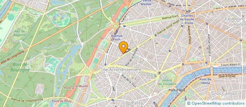 localisation de l'entreprise CONSEILS E.A.  PARIS