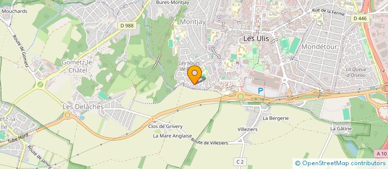 localisation de l'entreprise CONSEILS-ECO à BURES-SUR-YVETTE