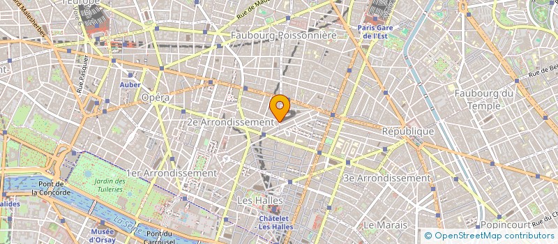 localisation de l'entreprise CONSEILS EN ORGANISATION ET AMENAGEMENT à PARIS