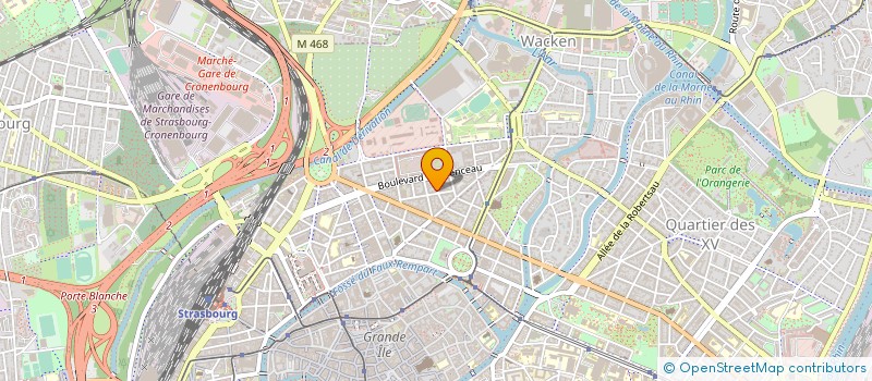 localisation de l'entreprise CONSEILS ET DEVELOPPEMENT à STRASBOURG