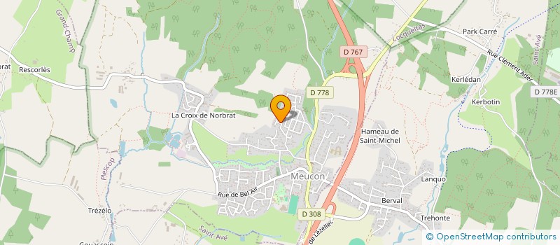 localisation de l'entreprise CONSEILS ET EXPERTISES EN ENERGIES ALTERNATIVES - C2EA à MEUCON
