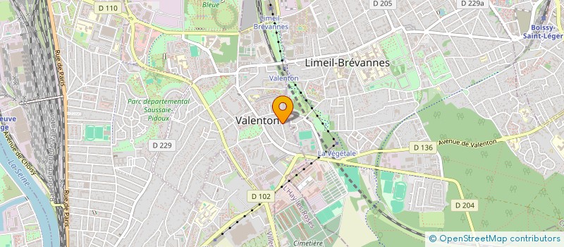 localisation de l'entreprise CONSEILS ET FORMATIONS 94  VALENTON