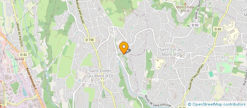 localisation de l'entreprise CONSEILS ET INNOVATION à SAINT-DIDIER-AU-MONT-D OR