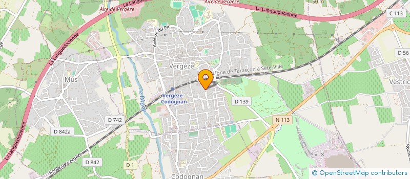 localisation de l'entreprise CONSEILS ET INVESTISSEMENTS  VERGEZE