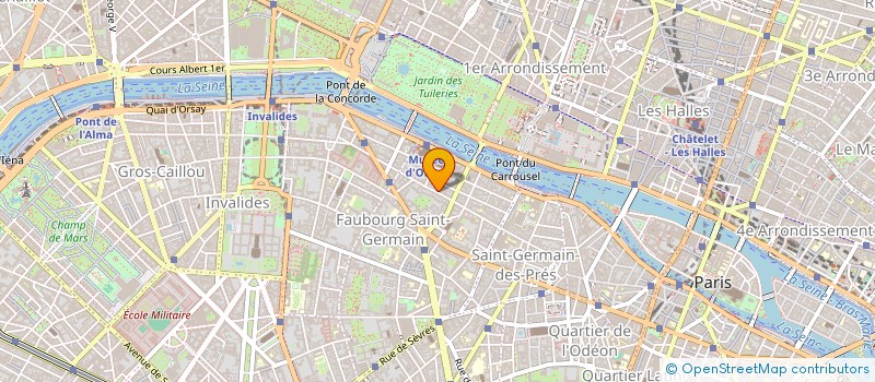 localisation de l'entreprise CONSEILS ET PARTENAIRES à PARIS