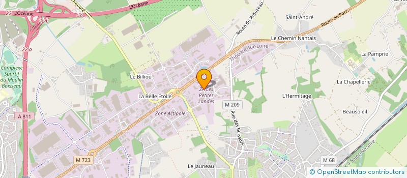 localisation de l'entreprise CONSEILS ET RENOVATION DE L'HABITAT à THOUARE-SUR-LOIRE