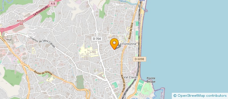 localisation de l'entreprise CONSEILS ET SERVICES à ANTIBES