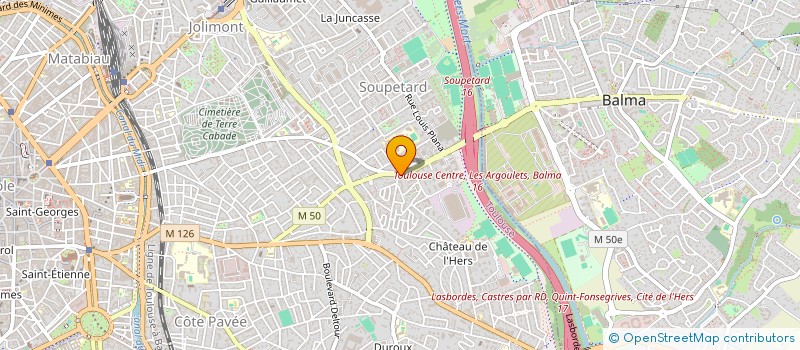 localisation de l'entreprise CONSEILS ET STRATEGIES FRANCE  TOULOUSE