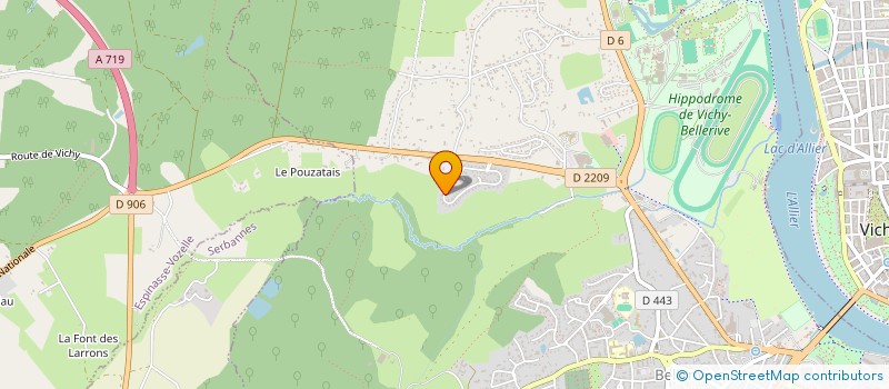 localisation de l'entreprise CONSEILS ETUDE GESTION FINANCIERE à BELLERIVE-SUR-ALLIER