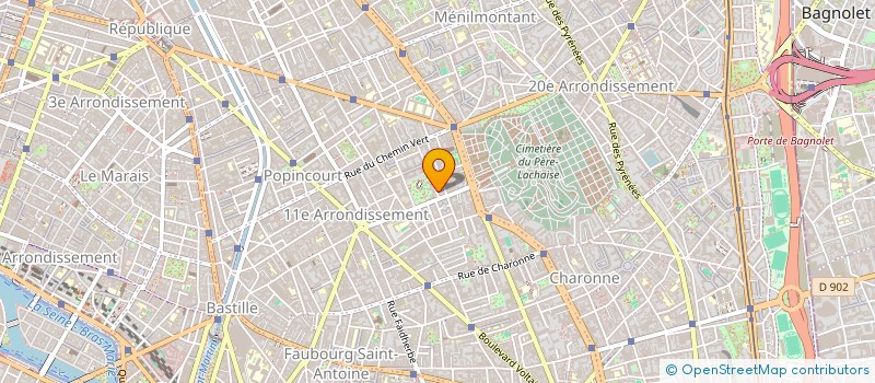 localisation de l'entreprise CONSEILS ETUDES GESTION INVEST PREST SCE  PARIS