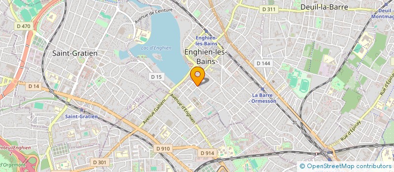 localisation de l'entreprise CONSEILS ETUDES REALI INFORM SERVI ENTRE à ENGHIEN-LES-BAINS