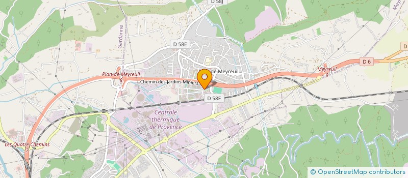 localisation de l'entreprise CONSEILS ETUDES REALISATIONS INCENDIE à MEYREUIL