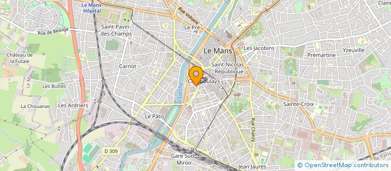 localisation de l'entreprise CONSEILS EXPERTISE PARTENAIRES à LE MANS